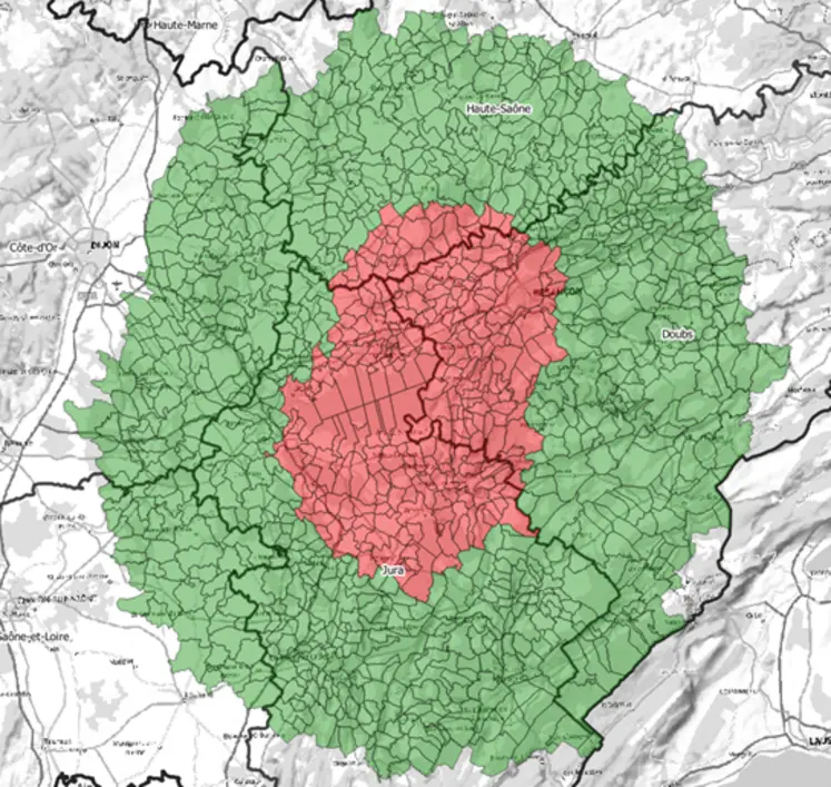 Zone réglementée 4 au 29 novembre 2025
