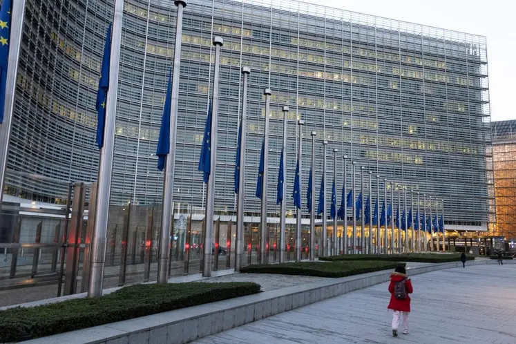 Bâtiment de la Commission européenne à Bruxelles en Belgique