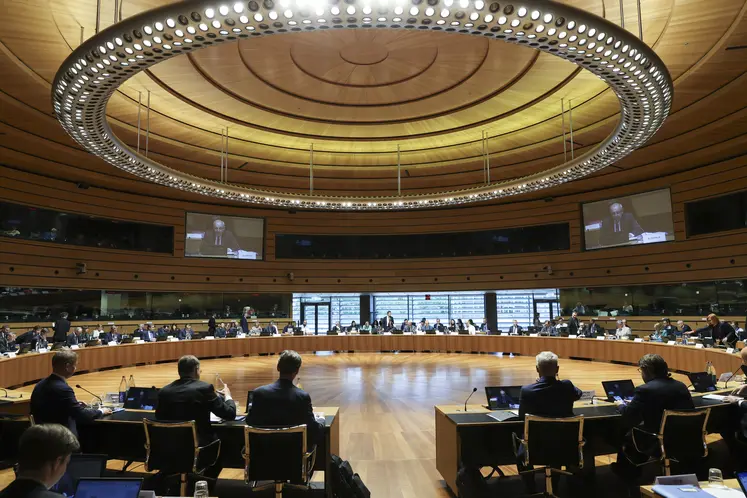Les ministres des finances de l'UE réunis le 12 juin au Conseil de l'UE à Luxembourg. 