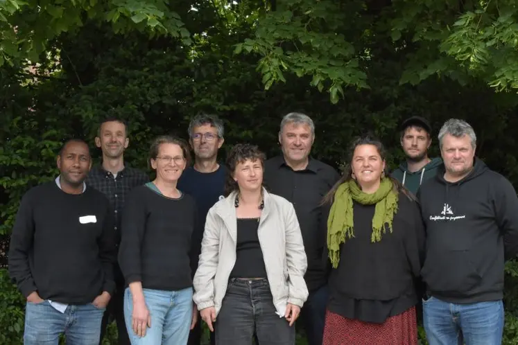 Equipe du secrétariat national de la Confédération paysanne