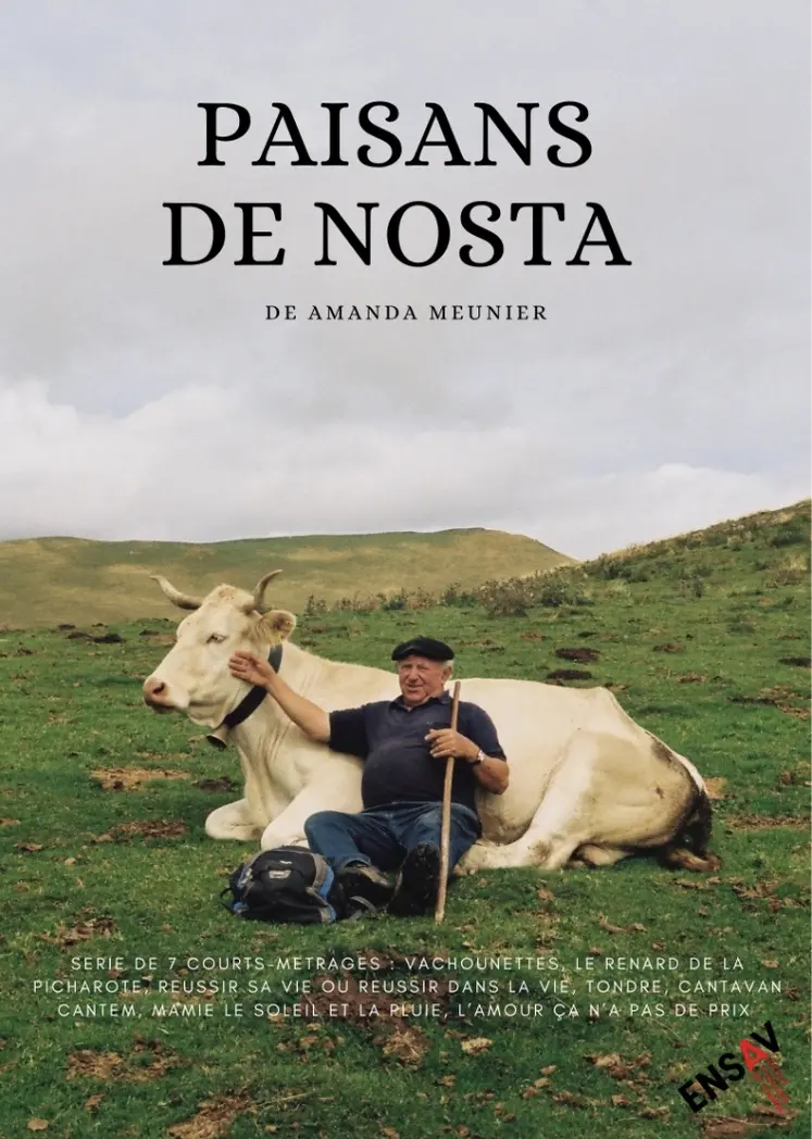 Affiche de la série du court métrage Paisans de nosta réaliser par Amanda Meunier