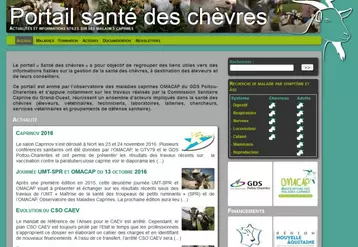 Le portail sur la santé des chèvres est accessibles sur http://sante-chevres.fr/.