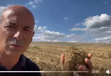 Vidéo de l'agriculteur Christophe Grison sur Linkedin
