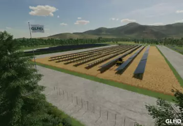le modèle agrivoltaïque GLHD arrive dans Farming Simulator