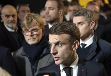 Emmanuel Macron, le 24 février 2024 au salon de l'Agriculture