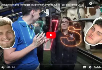 Vignette d'une vidéo avec Marlonn et Sydney sur le Tour de France 2024