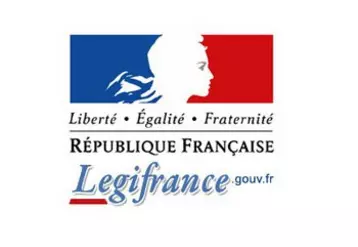Logo du site de publication des décrets en ligne, LégiFrance.