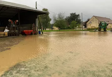 ferme inondée en Seine-et-Marne