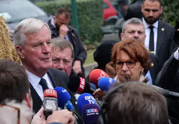 Michel Barnier et Annie Genevard au Sommet de l'élevage 2024.