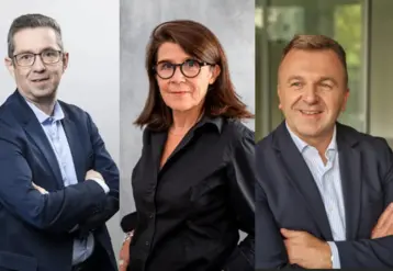 Jérôme Despey, président du Sia, Valérie Le Roy, directrice du Sia et Arnaud Lemoine, directeur du Ceneca