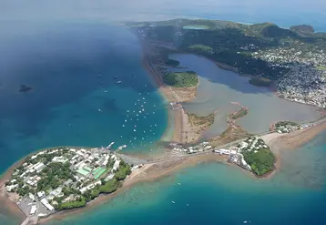 vue aérienne de Mayotte