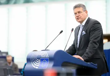 Maros Sefcovic, commissaire au Commerce international et vice-président de la Commission européenne 