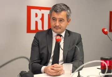 Le ministre de la Justice Gérald Darmanin sur le plateau de la radio RTL au salon de l'agriculture.