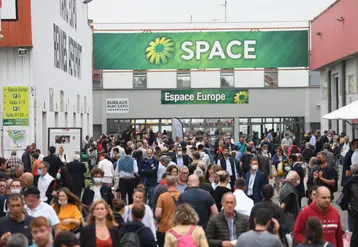 Entrée du Space au salon de l'élevage à Rennes