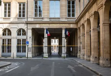 Façade du Conseil constitutionnel à Paris.