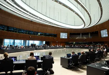 Les ministres de l'Agriculture de l'Union européenne réunis à Luxembourg le 27 octobre.