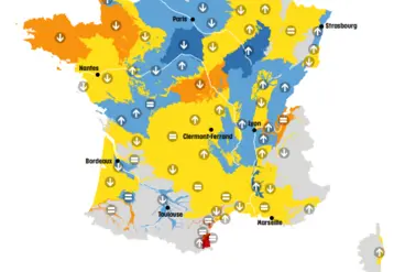 carte niveau nappes phréatiques
