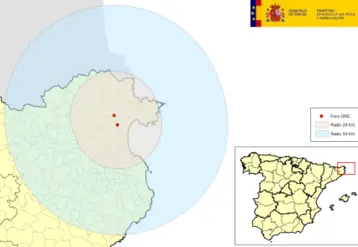 Carte des cas de DNC en Espagne