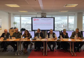 Les représentants d’Interbev en conférence de presse à Paris ce mercredi 3 décembre. 