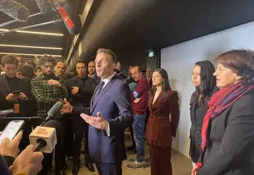 Emmanuel Macron avec Annie Genevard lors de l'inauguration du salon de l'Agriculture 2026.