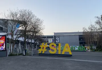   Entrée du salon de l’agriculture 2026 avant l’ouverture au public