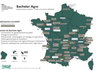 carte de France avec annotations