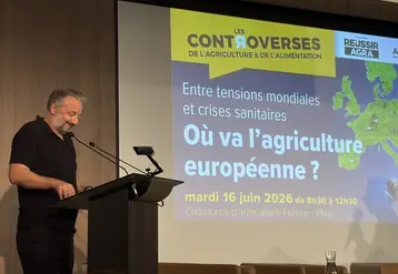 Le sociologue au CEVIPOF – Sciences Po Pierre-Henri Bono lors des Controverses 2026 organisées par le groupe Réussir. 