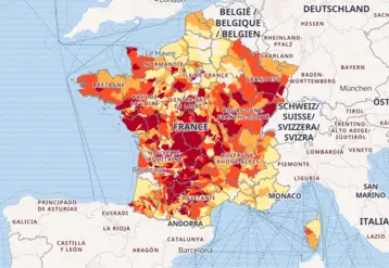 Carte de la situation des eaux superficielles en France au 24 juillet 2026