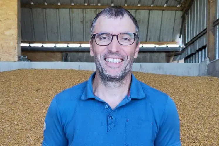 Benoît Gobin céréalier en ACS en Saône et Loire