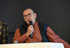 Sam Schrock et Dominique Rioux, de l'IFV, ont restitué les résultats de l'étude terroir de l'AOC vouvray sur laquelle ils travaillent depuis quatre ans, tant sur le terrain qu'en cartographie derrière un écran. ©N.D