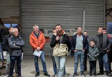 Willy Braud, président de la Cuma du Val de Veude, a salué l’engagement des sept salariés, lors des 30 ans du collectif. ©L.L