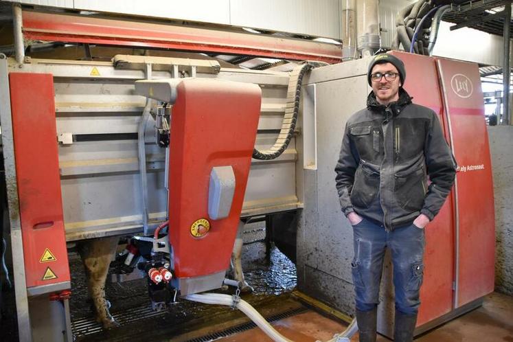 « Nous savons conduire nos tracteurs mais avec les robots de traite, il y a tellement de paramètres que l’on apprend encore à s’en servir », reconnait Fabrice Garnier.