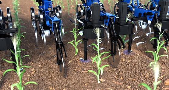 Le robot peut compter 8 ou 12 porte-outils. Il faut compter une à deux heures de travail pour changer les outils.