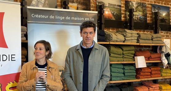 Les fondateurs d'Embrin, Camille et Alexis Ménager, souhaitaient créer un produit qui a du sens pour l'économie et le territoire seinomarins.