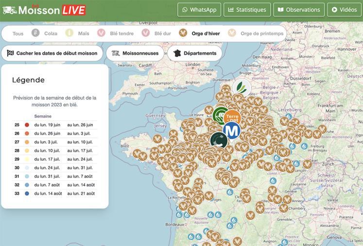 Avec Moisson Live, suivez la moisson en direct | Union Agricole