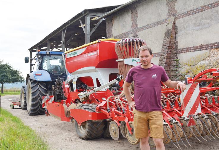 Les domaines de prédilection de Lucien sont la conduite des cultures et l’entretien du matériel en parfaite adéquation avec son frère Nicolas qui a la fibre de l’élevage.