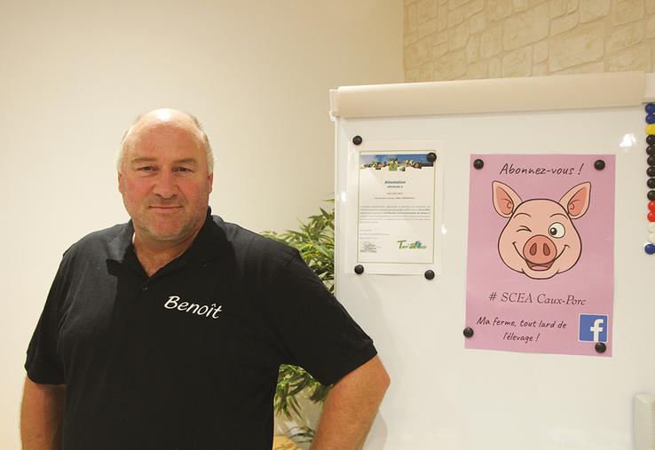 Benoît Breemeersch est éleveur naisseur–engraisseur de porcs à Bermonville.