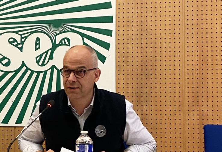 Hervé Lapie, secrétaire général, et Arnaud Rousseau, président de la FNSEA.