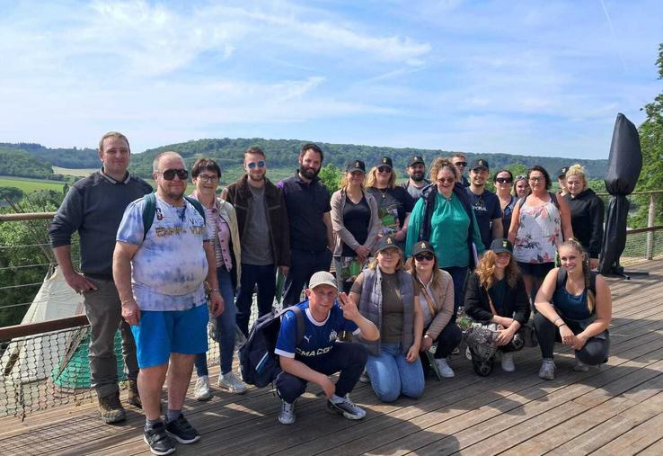 Journée de convivialité entre agents de remplacement et membres élus du SR 76 au Parc canadien de Muchedent.