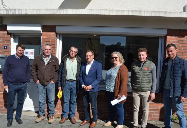 Échanges nourris avec le vice-président de la Commission du développement durable, Gérard Leseul.