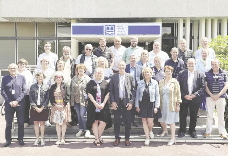 Les membres du nouveau conseil d'administration de la MSA.
