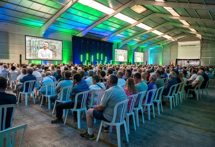 Le projet d'entreprise 2035 présenté aux invités.