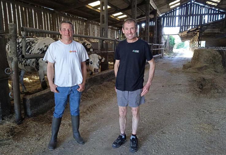 De g. à d. : Emmanuel Lemarie et Patrick Goguet.