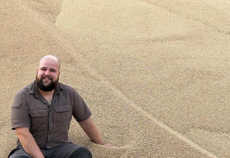 « Participer à la finale régionale était une bonne occasion de montrer qu'une personne non issue du milieu agricole est tout à fait capable », explique Erwan Herry.