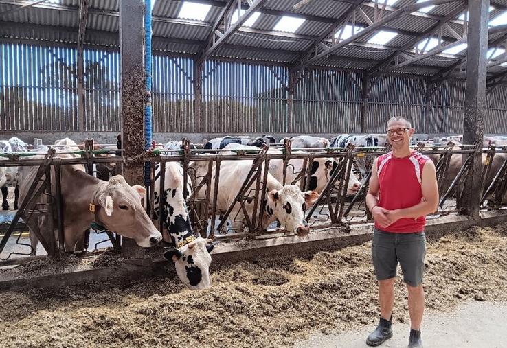 Nicolas Lunel, agriculteur dans le Calvados.