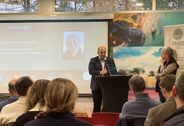 Ludovic Blin, vice-président de FNPL, et Bénédicte Audoin, conseillère d'entreprise à la Chambre.