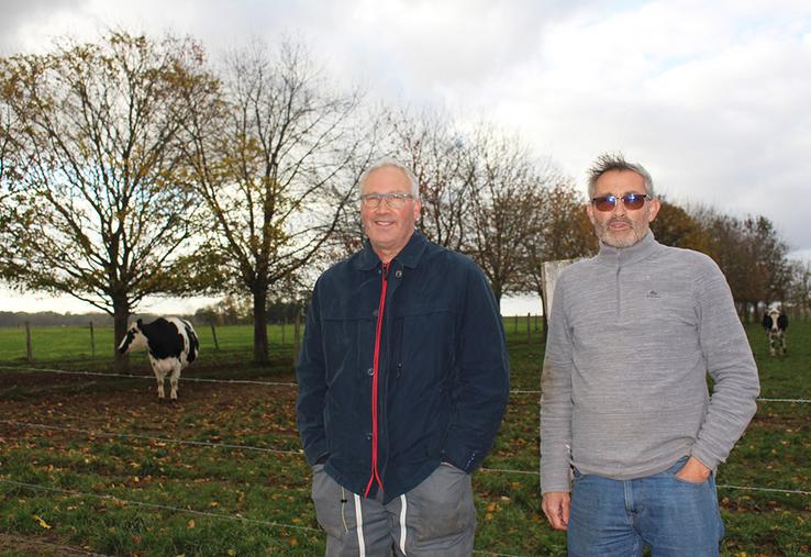 Michel et Laurent Delaleau ont simplifié leur système d’élevage.