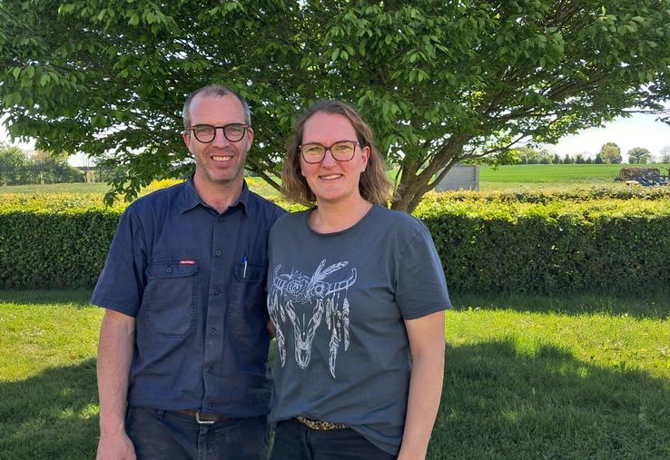 Sébastien et Brigette Leroy sont agriculteurs. Malgré des journées chargées, ils intègrent une activité physique à leur quotidien.