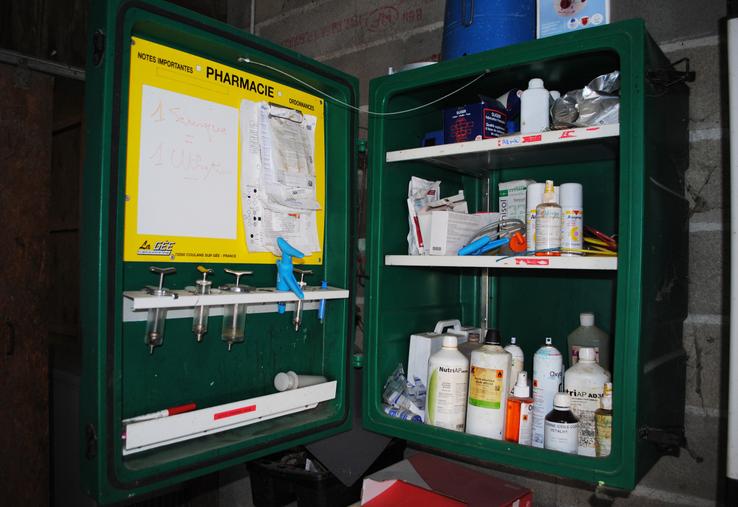 C'est plus pratique lorsque tout est stocké dans la bergerie et au même endroit.