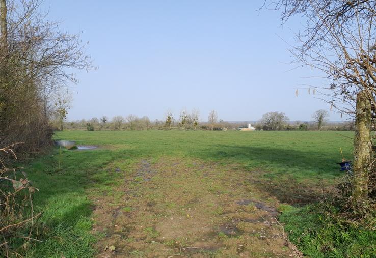 Accès aux parcelles abîmées lors du pâturage de novembre.